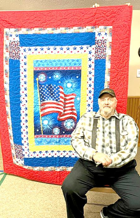 Jerry Marts served in the United States Marine Corps from July 1966 until October 1970, during the Vietnam War. He and his brother Guy each received a Quilt of Valor during the same ceremony on Sunday. They were nominated for the award by their niece. (Submitted photo)