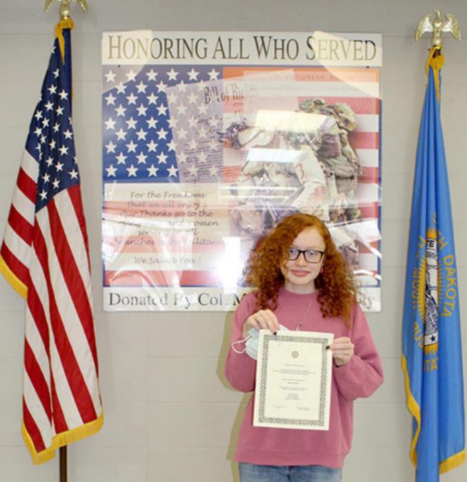 Gregory students win American Legion Essay contest at local and
